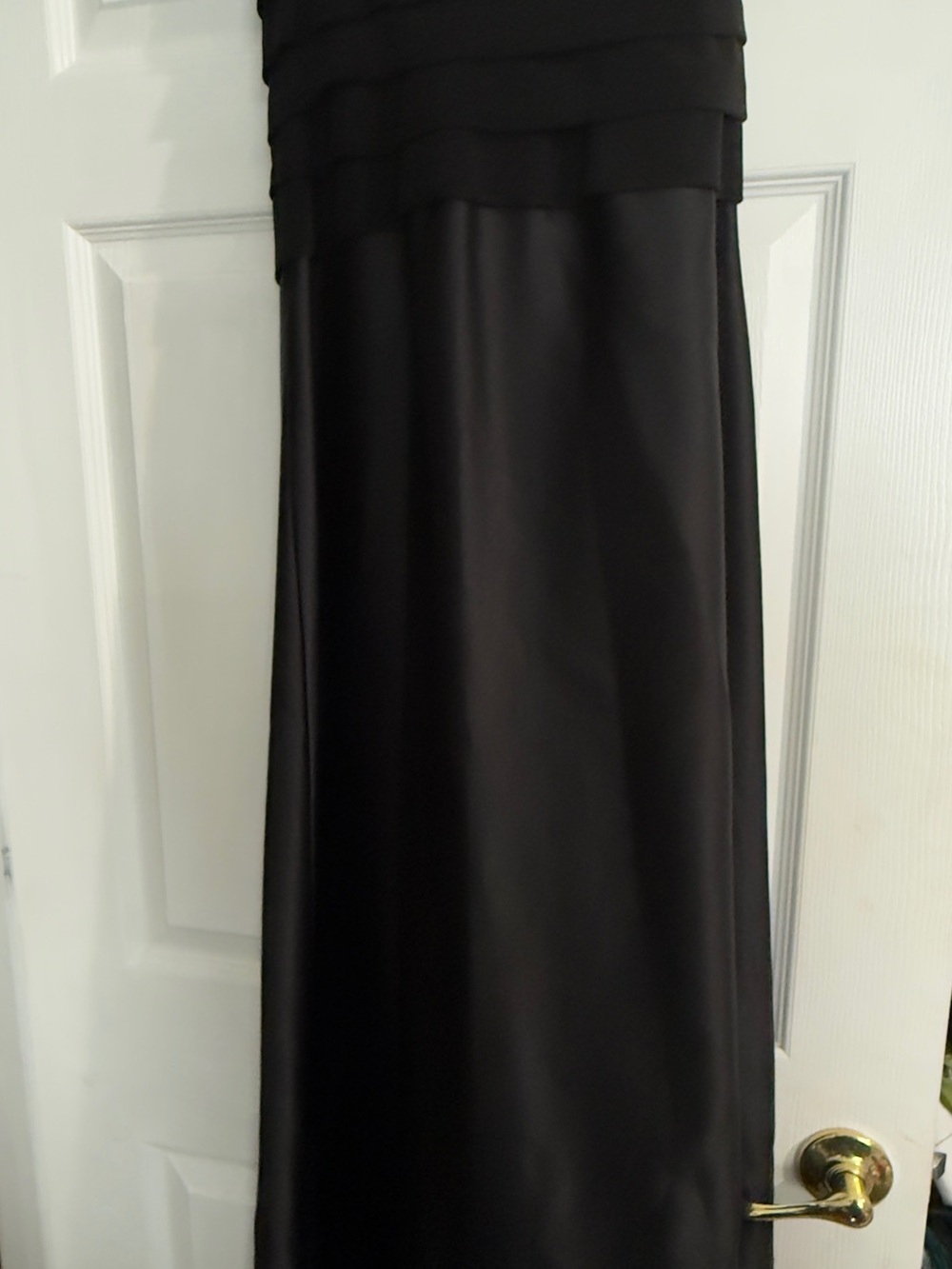Black Women’s Satin Evening Gown